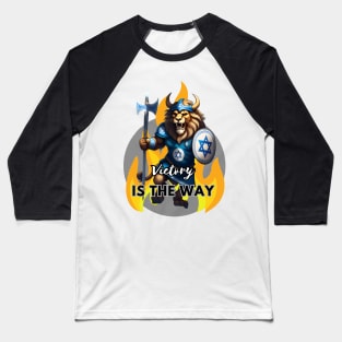 Lion Viking - Victory Baseball T-Shirt